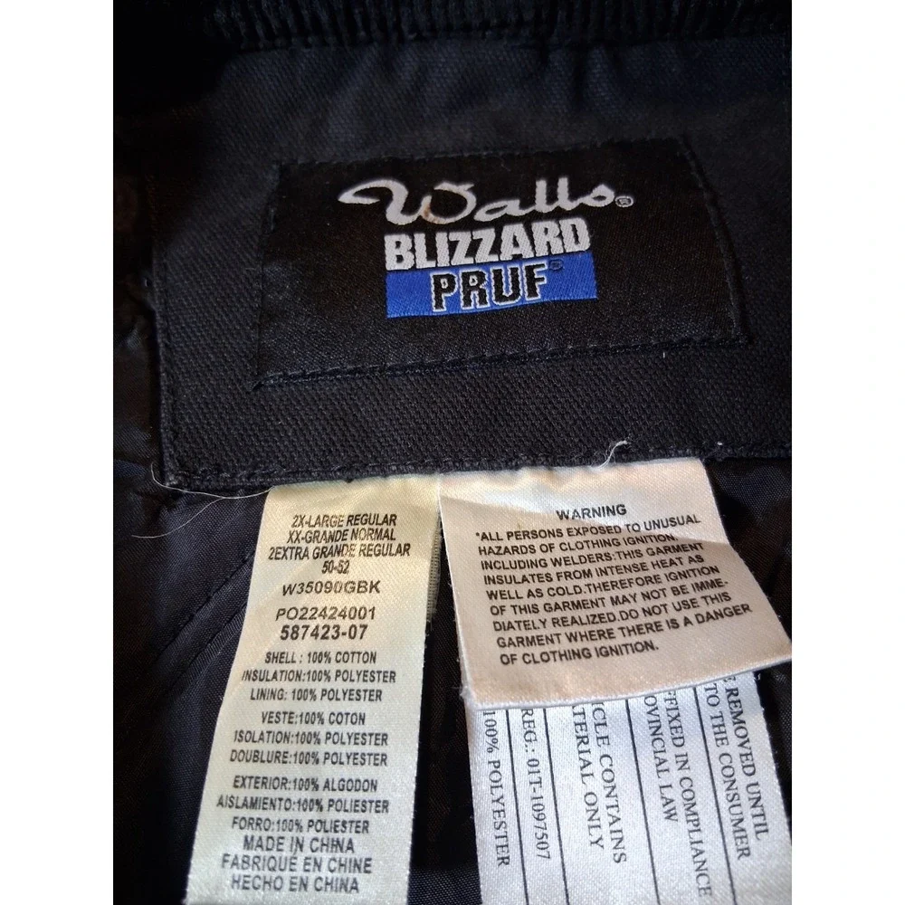 Vintage Walls Workwear Jacket 2XL Blizzard-Pruf Arctic Style Beige Heavy‎ duty